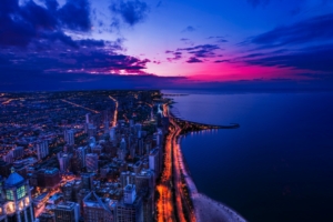 Chicago Sunset903549160 300x200 - Chicago Sunset - Thames, sunset, Chicago